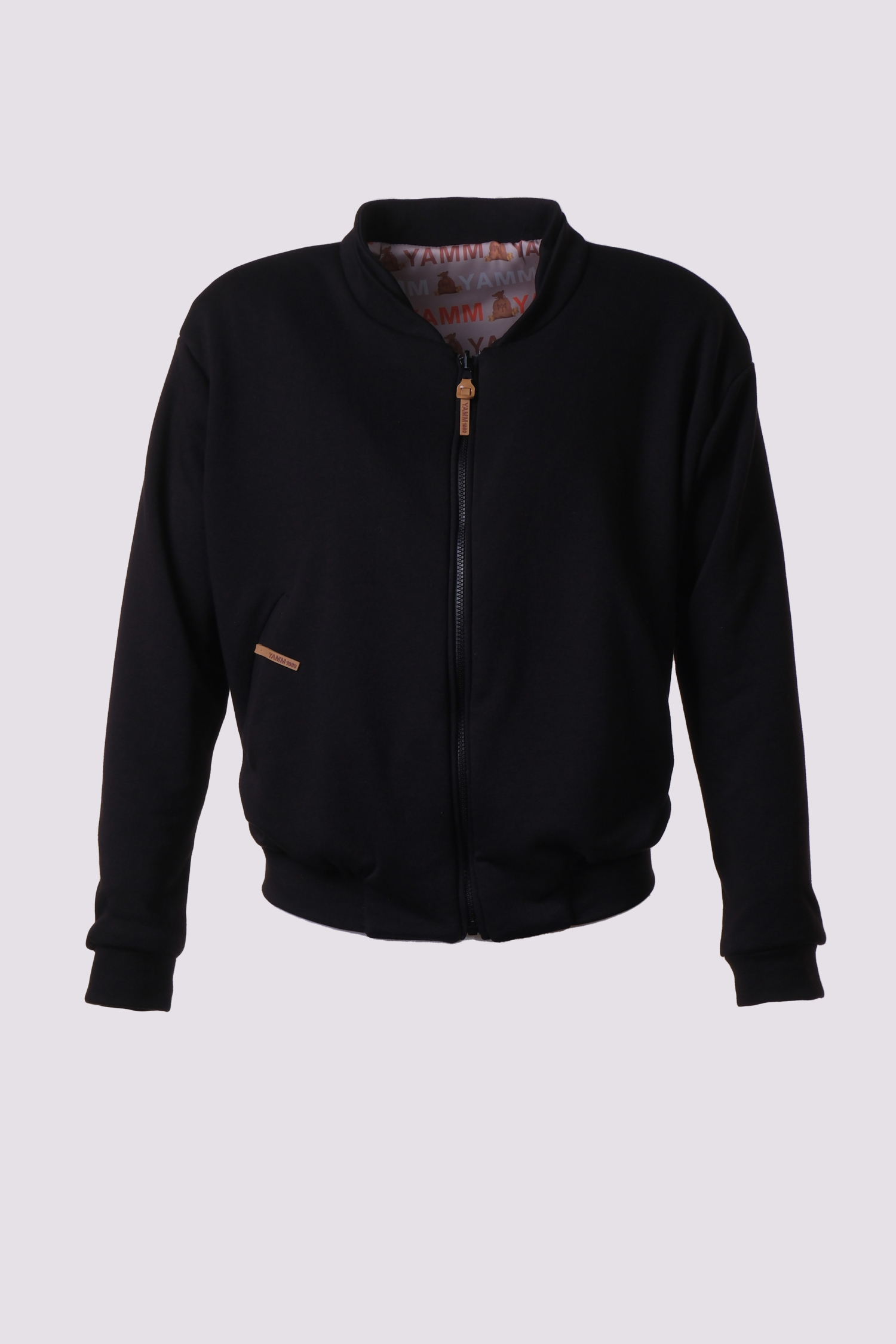 YAMM Black Line Hoodie Two Faces